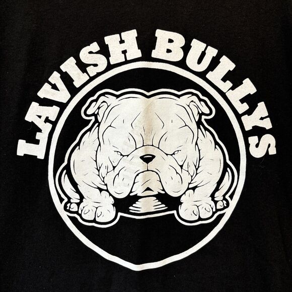 Lavish Bullys Shirt Mens 2XL Sponsor Animals Protection Dogs I Love Bullies - Picture 2 of 3